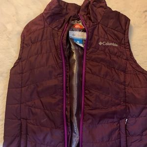 Purple columbia vest!